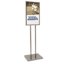 22" X 28" Bulletin Sign Holder W/ Extra-heavy Raised Base - Chrome Econoco BH29