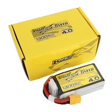 Tattu R-Line Version 4.0 1300mAh 4S1P 14.8V 130C Lipo Battery Pack With XT60 Plug