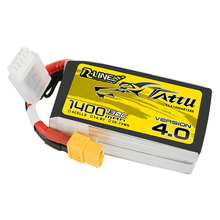Tattu R-Line Version 4.0 1400mAh 4S1P 14.8V 130C Lipo Battery Pack With XT60 Plug