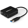 USB 3.0 to Fiber Optic Converter 1000Base-SX 1X9 SC optical transceiver featuring MAC Address Changer