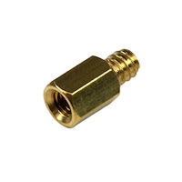 Replacement PC Mounting #6-32 to M3 Metal Jack Screw Standoff Copper Steel (Pack of 50)