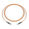 Fiber Optic Jumper Standard ST MM OM1 62.5um Standard Orange Jacket 2 Meters 505001K2130002M