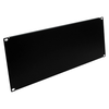 19 Inch Wide Blank Panel 12-24 Screws 4U (5-Pack)