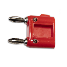 4mm Dual Stackable Banana Plug With Shorting Bar BU-PMDP-S (Pack Of 30)