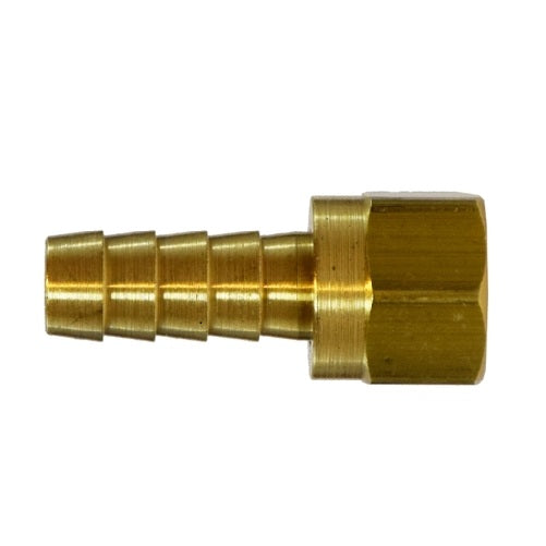 1" X 1" Hose Barb X Female 37 Degree JIC Flare Swivel Brass Fittings 3