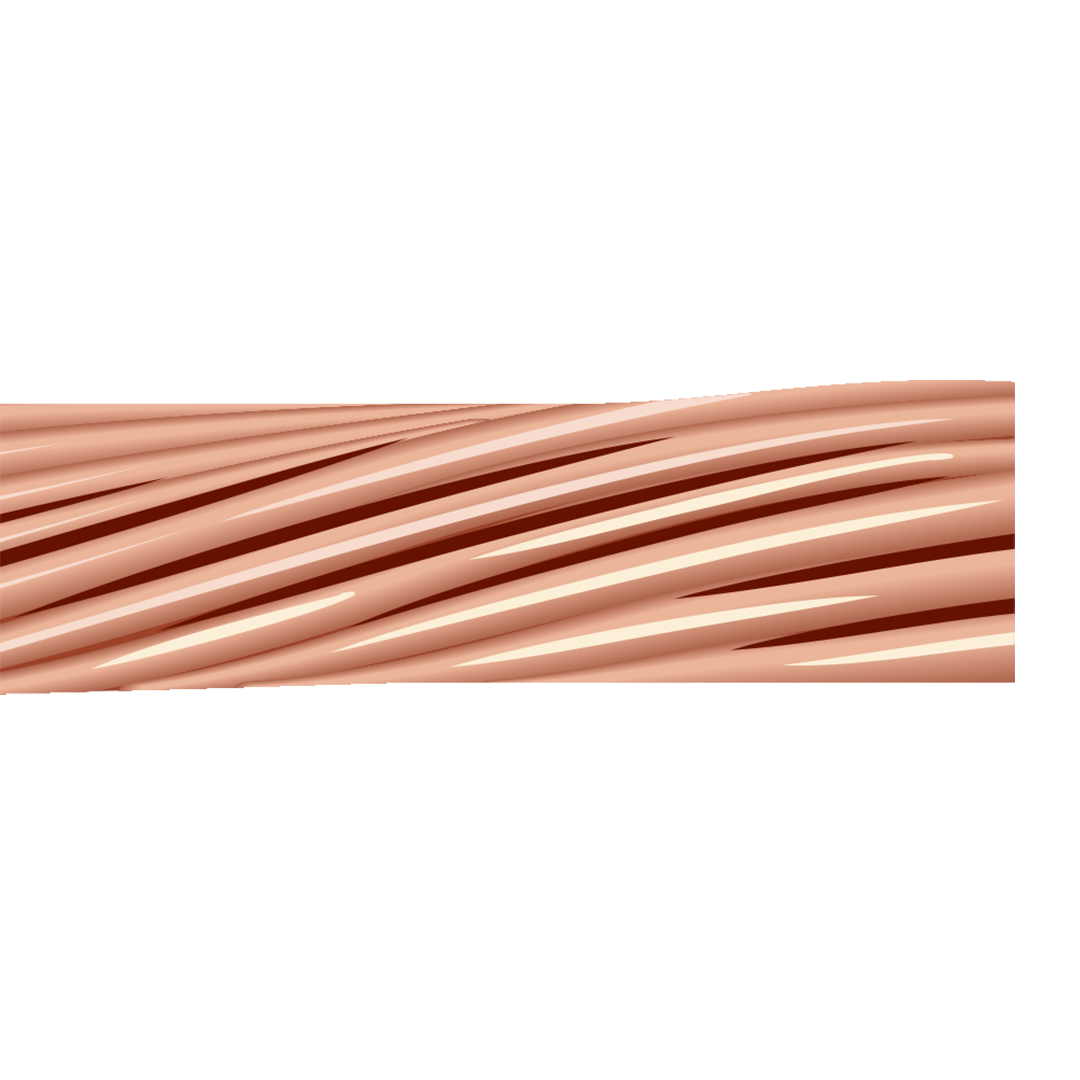 (By-the-Foot) 8-Gauge Solid SD Bare Copper Grounding Wire