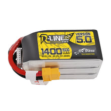 Tattu R-line Version 5.0 1400mAh 6S1P 22.2V 6S1P 150C Lipo Battery Pack With XT60 plug