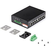 8 Port Gigabit PoE Switch 30W IP-30 Aluminum Housing GbE PoE+ Unmanaged Switch
