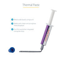 Thermal Paste High Performance Thermal Paste Re-sealable Syringe Metal Silver