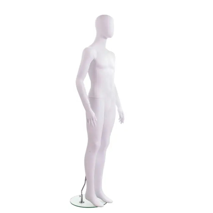 Male Mannequin - Headless, Arms by Side, Left Leg Slightly Forward