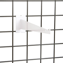12" Shelf Bracket for Grid Panel - White Econoco WTE/12KB (Pack of 10)