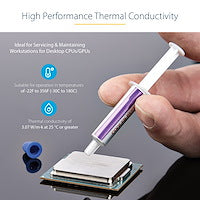 Thermal Paste High Performance Thermal Paste Re-sealable Syringe Metal Silver