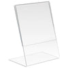 Acrylic Slantback Sign Holders for Counter Tops Econoco HP/CT57V-SB (Pack of 10)