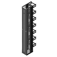 Evolution g3 Combination Black Vertical Cable Manager 96"H x 10"W x 20.2"D CPI 35573-715