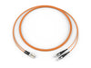 Fiber Optic Jumper 2F LC-ST Duplex MM Patch Cord OM1 62.5um 5m Orange Corning 055002K5120005M