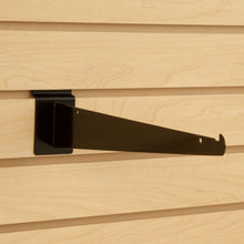 14" Shelf Brackets For Slatwall Black EBL/14KB (Pack of 10)