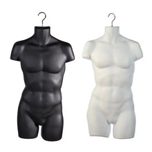 Men's Torso Forms - Injection Molded Styrene Econoco MHR26/B