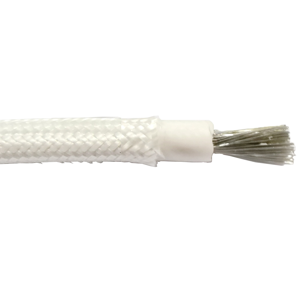 4 AWG 133/25 Stranded Silver Coated Copper Polyester Braid High Temper