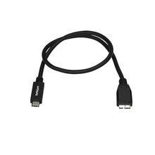 1.6' USB 3.1 Type-C to Micro-B 10Gbps W/ Reduced Clutter Thunderbolt™ 3 Ports Charging Cable