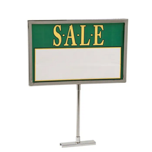 1/4" x 3/8" Metal Sign Holder W/ Mitered Corners Econoco MC711 (Pack of 5)