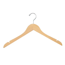 17" Flat Blouse & Dress Hanger w/ Hook, No Bar Econoco WH1761NC (Pack of 100)
