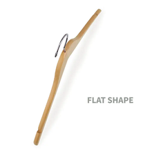 17" Flat Blouse & Dress Hanger w/ Hook, No Bar Econoco WH1761NC (Pack of 100)