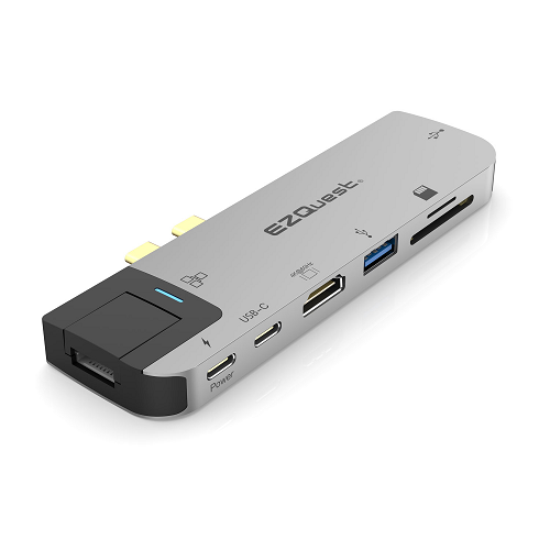 EZQuest 4-Port USB 3.0 Hub Adapter with USB Type-C PD 3.0 X40024
