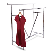 Heavy Duty Double Bar Rack W/V-Brace Econoco K41