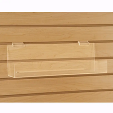 Acrylic Book Shelf with 2" Lip for Slatwall Econoco HP/BS16