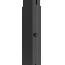 2-Way w/ 1 Straight and 1 Slant Arm - Rectangular Tubing - Black Finish Econoco K91/MAB