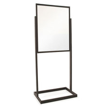 22" X 28" Single Bulletin Sign Holder With Rectangular Tubing Base Econoco BH30/MAB