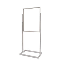 22" X 28" Single Bulletin Sign Holder With Rectangular Tubing Base Econoco BH30SC