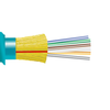 12 Fiber 33 Series Tight Buffered Plenum Distribution 900µm Interlock Armor Indoor Outdoor Optic Cable