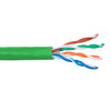 5E 4PR CMR UV SunLight Resistence I/O Category Cable 1000ft box Green