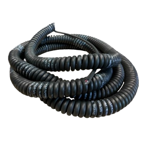 28 AWG 3 Conductor Shielded Black FR PU Jacket