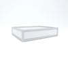 Stackable Display Riser Platforms Medium Riser - Gloss White Finish Econoco DDBRMWHT
