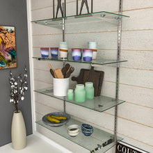8"W x 24"L Tempered Glass Shelves Econoco SHGL824 (Pack Of 5)