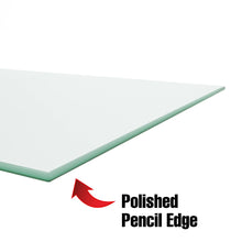 8"W x 24"L Tempered Glass Shelves Econoco SHGL824 (Pack Of 5)