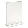 Acrylic Bottom Load Sign Holders for Counter Tops Econoco HP/CT114V
