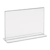 Acrylic Bottom Load Sign Holders for Counter Tops Econoco HP/CT711H
