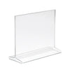 Acrylic Top Load Sign Holders for Counter Tops Econoco HPCT57HTP (Pack of 5)