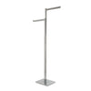 2-Way Garment Rack with Straight Arms - Rectangular Tubing Uprights Econoco K90