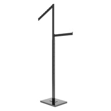 2-Way w/ 1 Straight and 1 Slant Arm - Rectangular Tubing - Black Finish Econoco K91/MAB