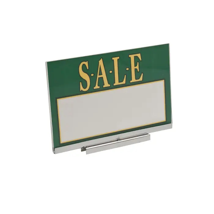 Acrylic Sign Holder with Magnetic Chrome Base