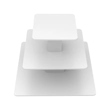 3-Tier Melamine Square Table White Econoco WD3SQWH