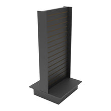 2-Way Slatwall Merchandiser Black Econoco WDSWH24BK