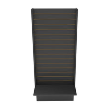 2-Way Slatwall Merchandiser Black Econoco WDSWH24BK
