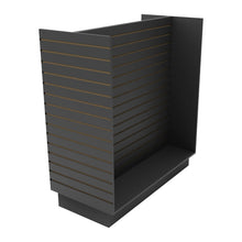 Gondola Slatwall Merchandiser Black Econoco WDSWH48BK