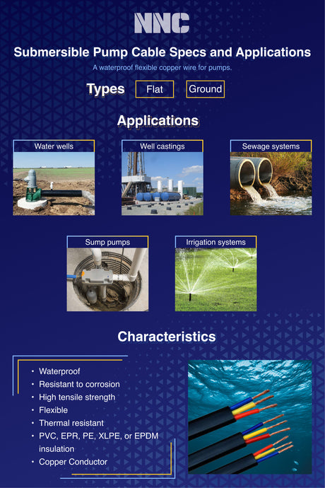 Submersible Pump Cable Specs and Applications