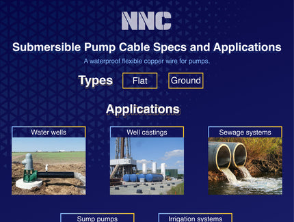 Submersible Pump Cable Specs and Applications